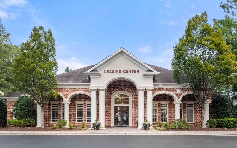 Your new home is waiting exterior view of leasing office