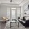 living room with large windows
